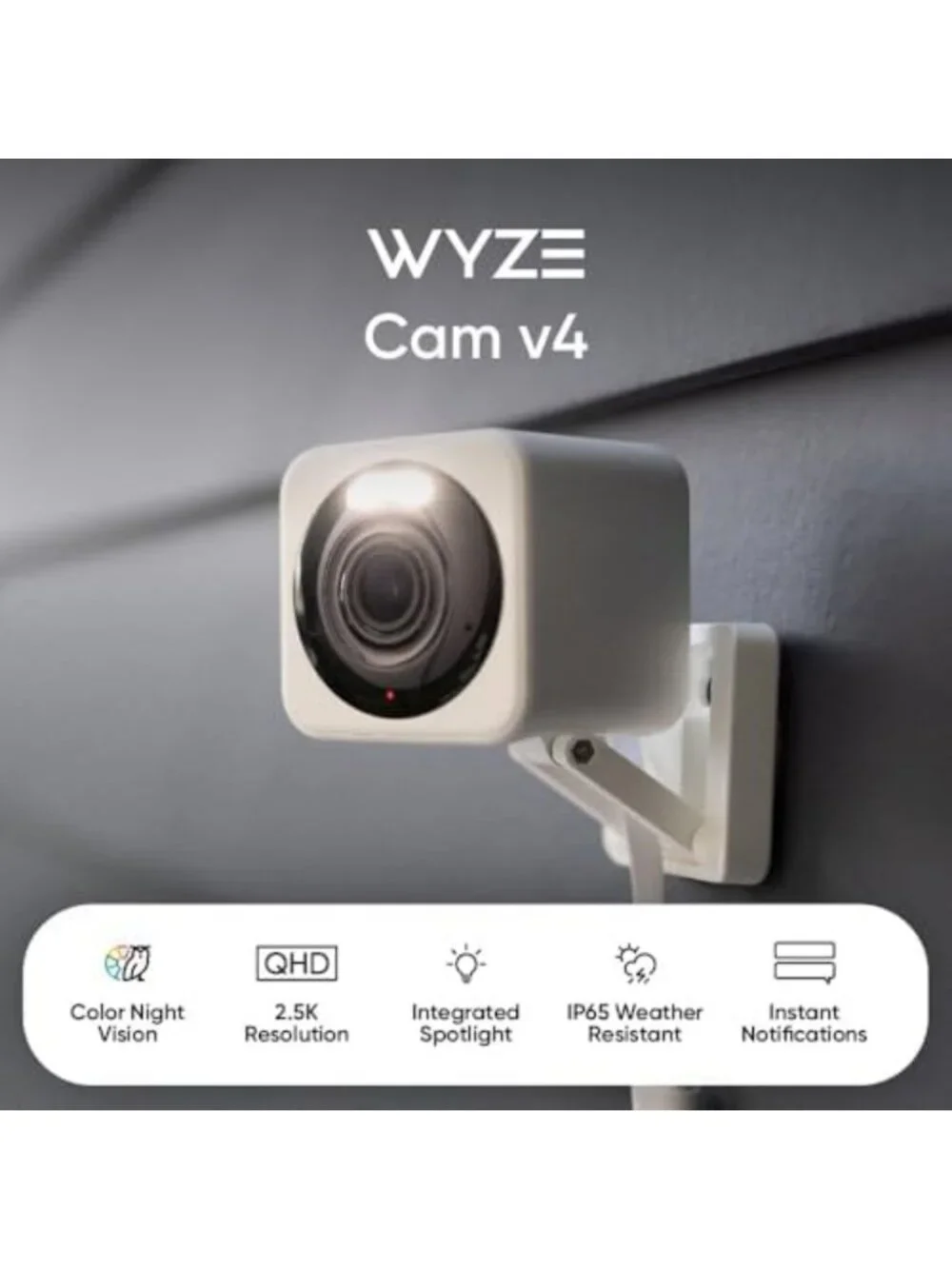 2.5K AI Security Camera - Indoor/Outdoor Home Security, Baby & Pet Monitor